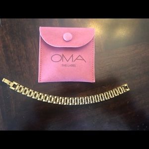 OMA Timepiece Gold plated link bracelet
